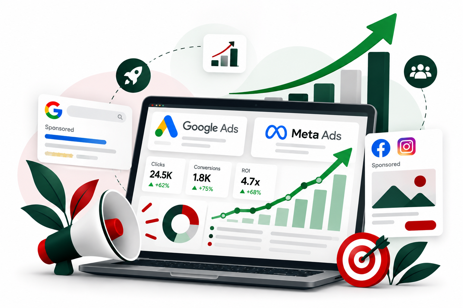 Google and Meta advertising package